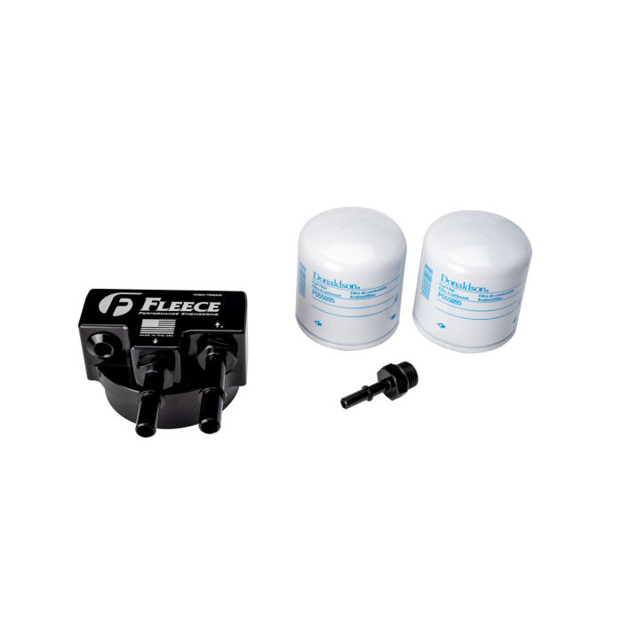 Fleece Performance Engine Mounted Filter Assembly for 6.7L Ford Powerstroke Fleece Performance
