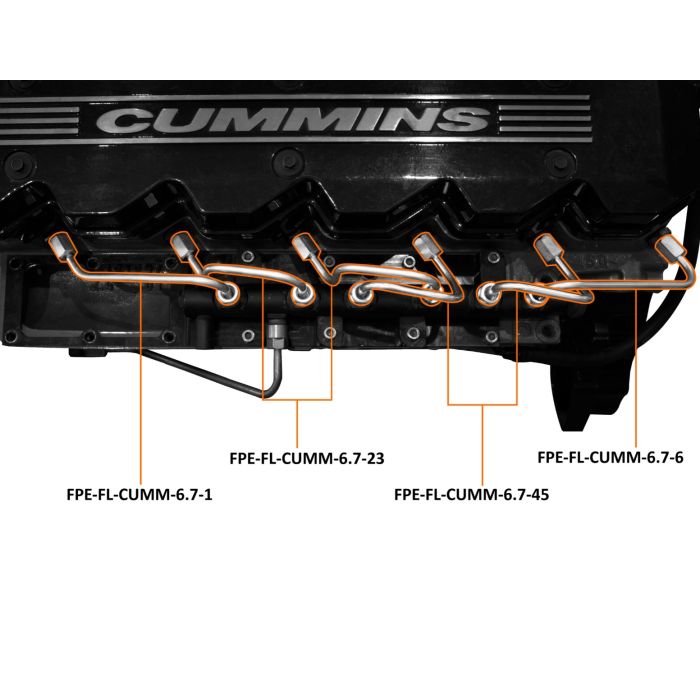 07.5-18 6.7L Ram 2500/3500 Cummins Fuel Injection Line Set Fleece Performance