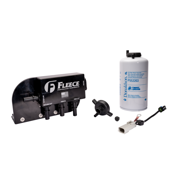 Under Bed Fuel Filter Assembly for 17-24 Ford F250-550