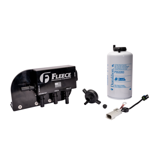 Under Bed Fuel Filter Assembly for 17-24 Ford F250-550